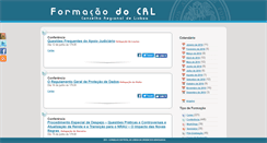 Desktop Screenshot of formacao.cdlisboa.org