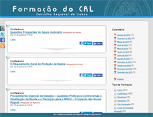 Tablet Screenshot of formacao.cdlisboa.org